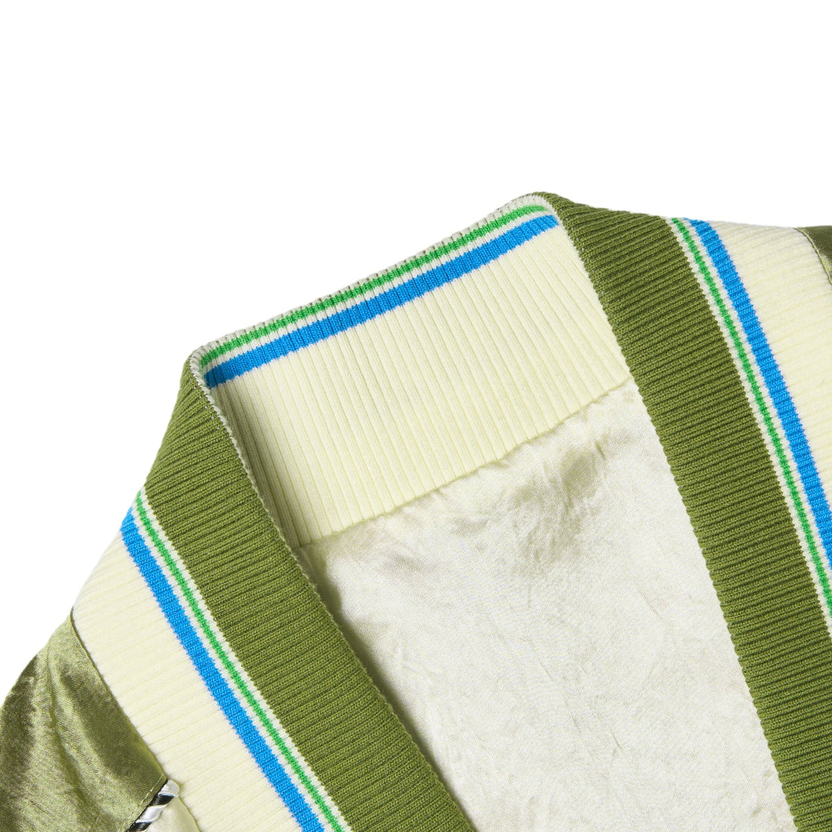 Daisy Embroidered Robe Green
