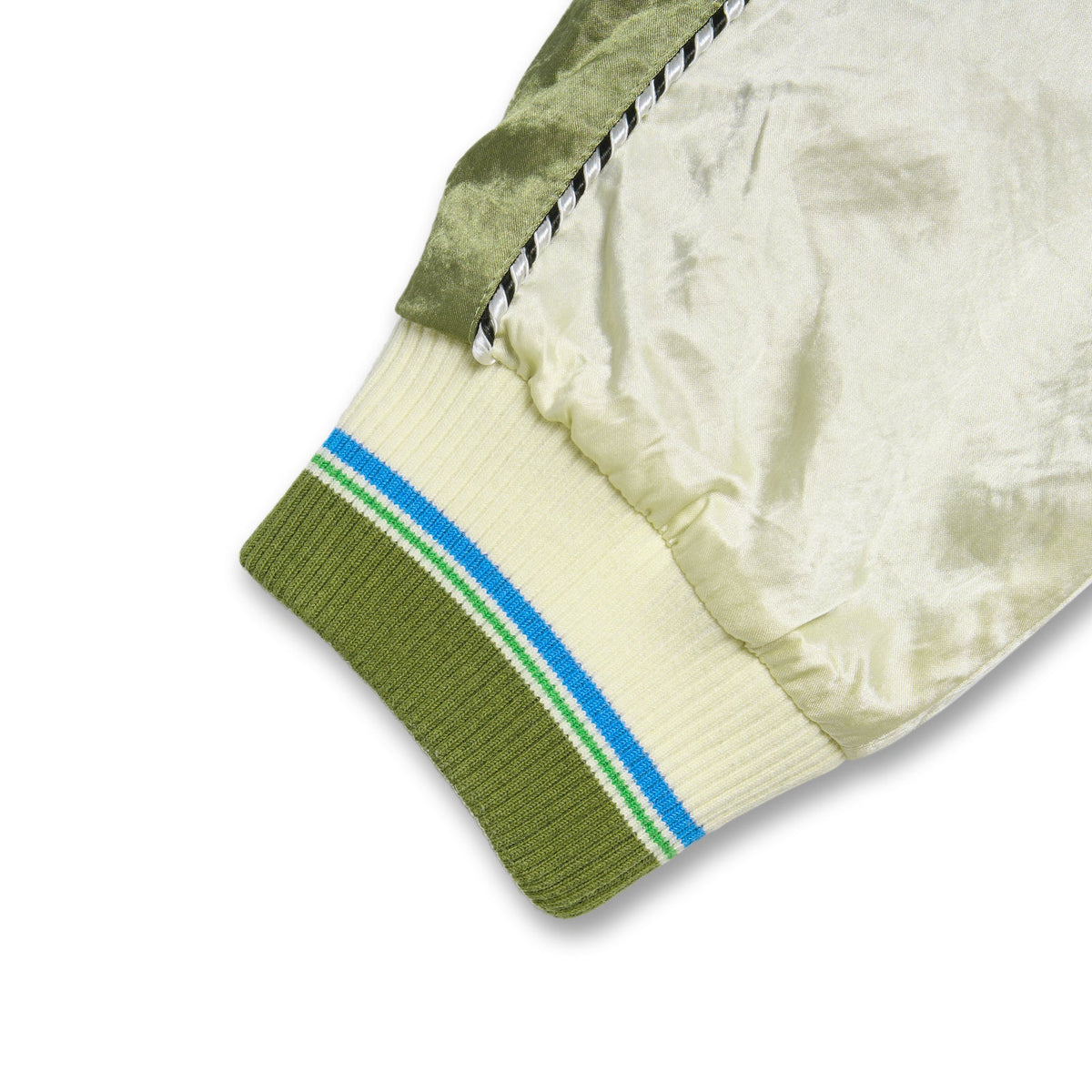 Daisy Embroidered Robe Green