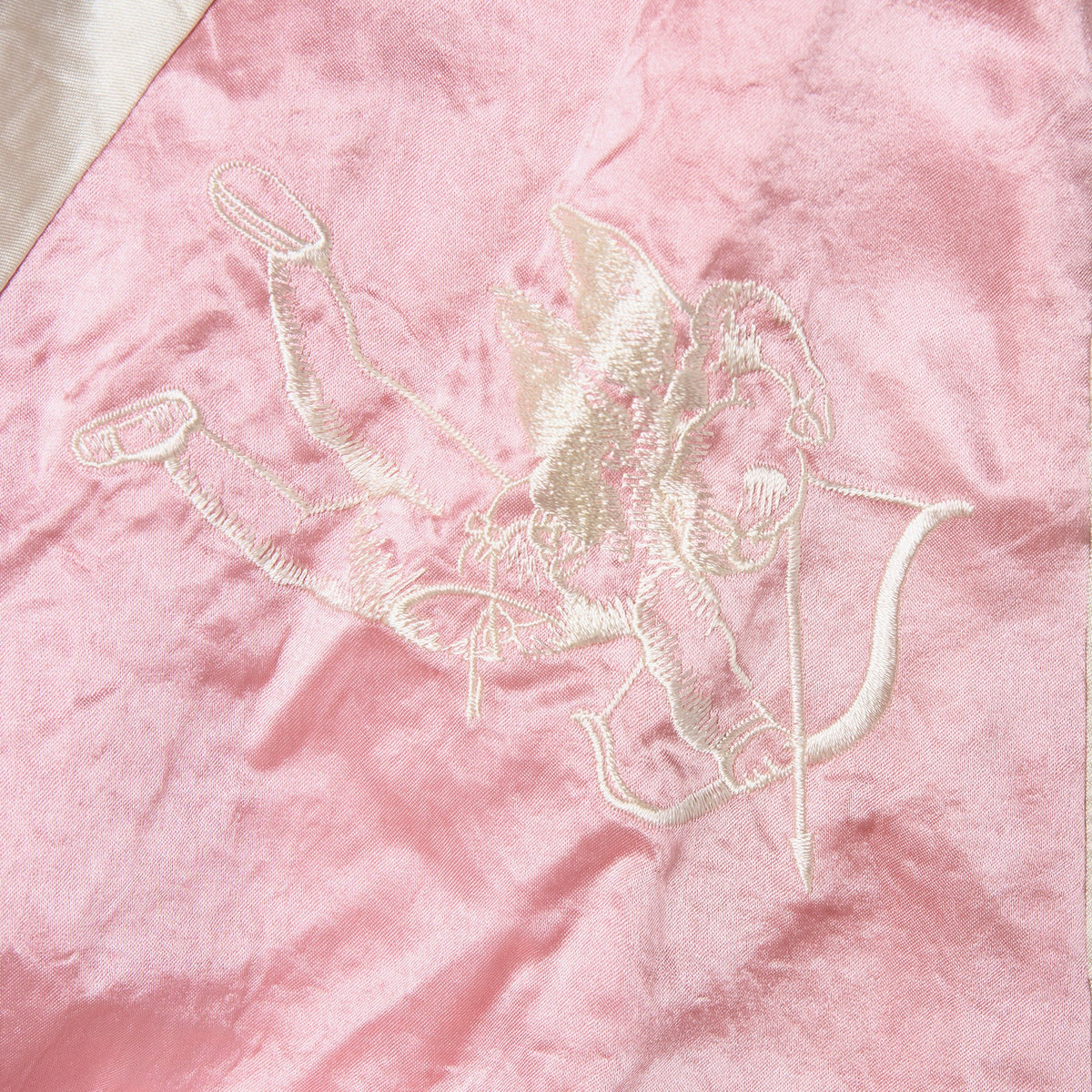 Daisy Embroidered Robe Pink