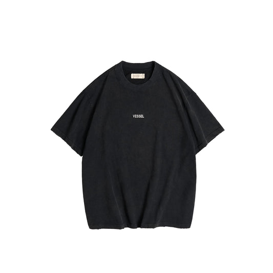 Logo Print T-shirt Black