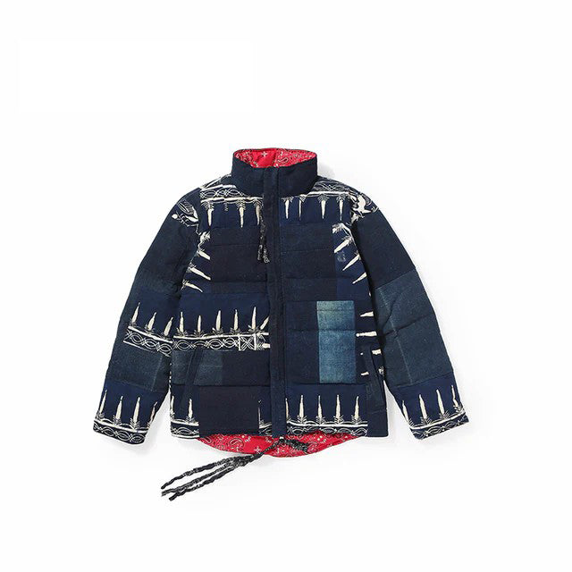 Patchwork Down Jacket