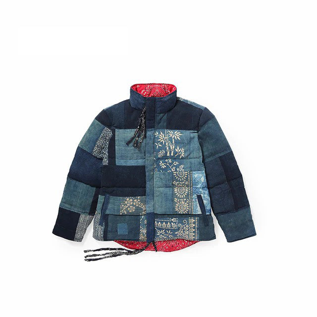 Patchwork Down Jacket