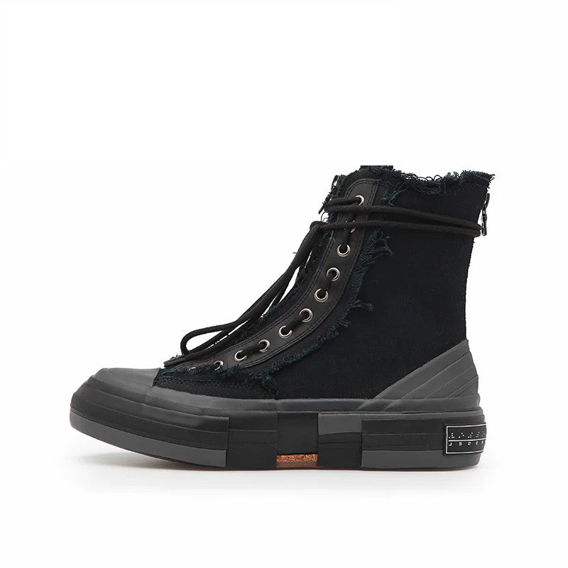 xVESSEL High Top Cotton Sneakers For Yohji Yamamoto