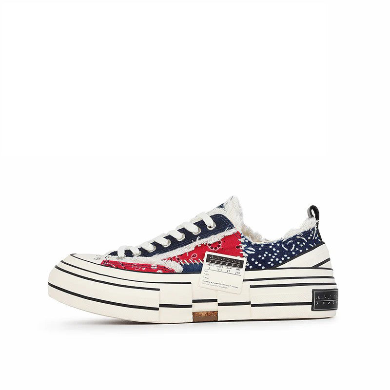 G.O.P. Lows Vintage Paisley RedxBlue