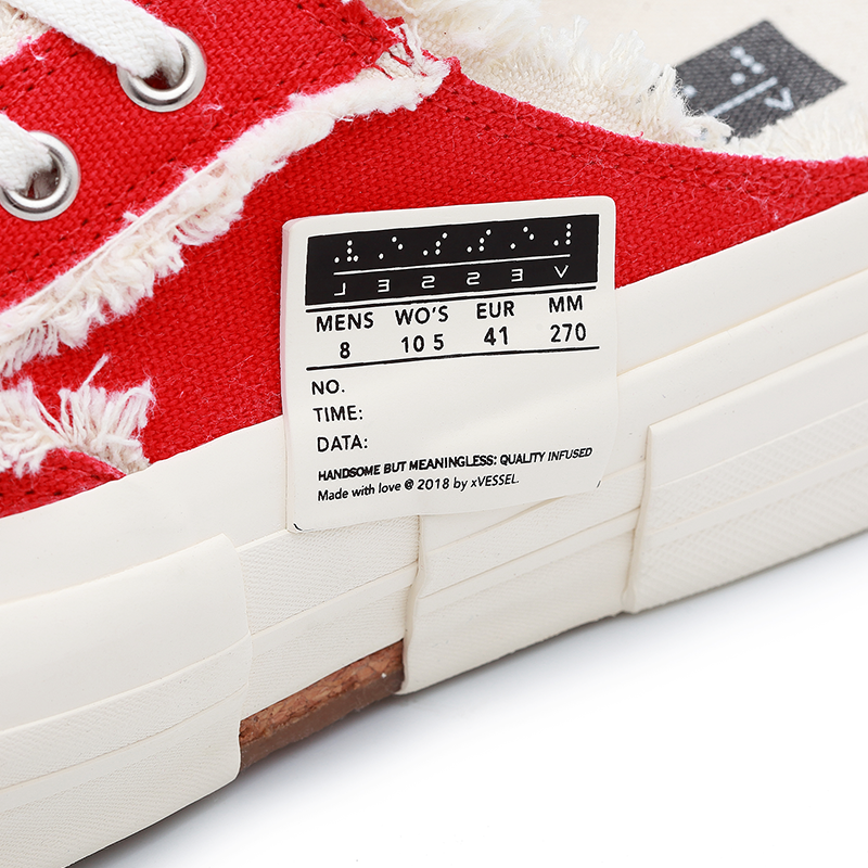 G.O.P. Slip on Cherry Red