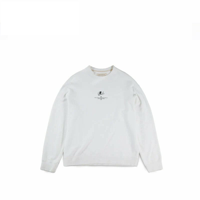 Purple Daisy Sweatshirt White