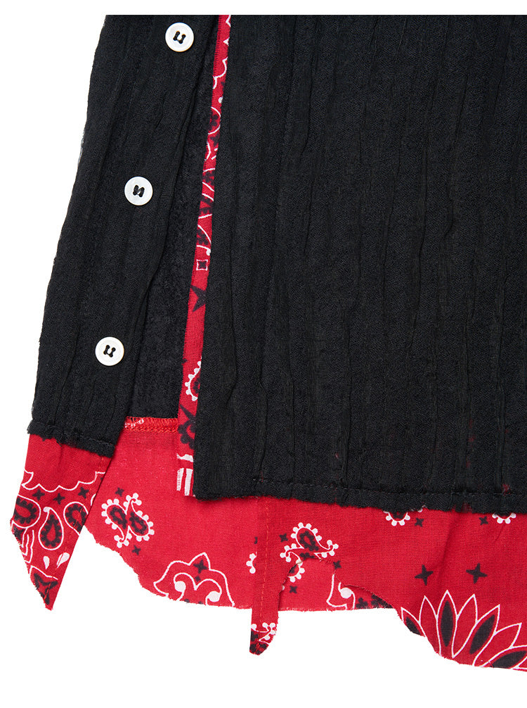 XVESSEL Bandana Scarf Shirt