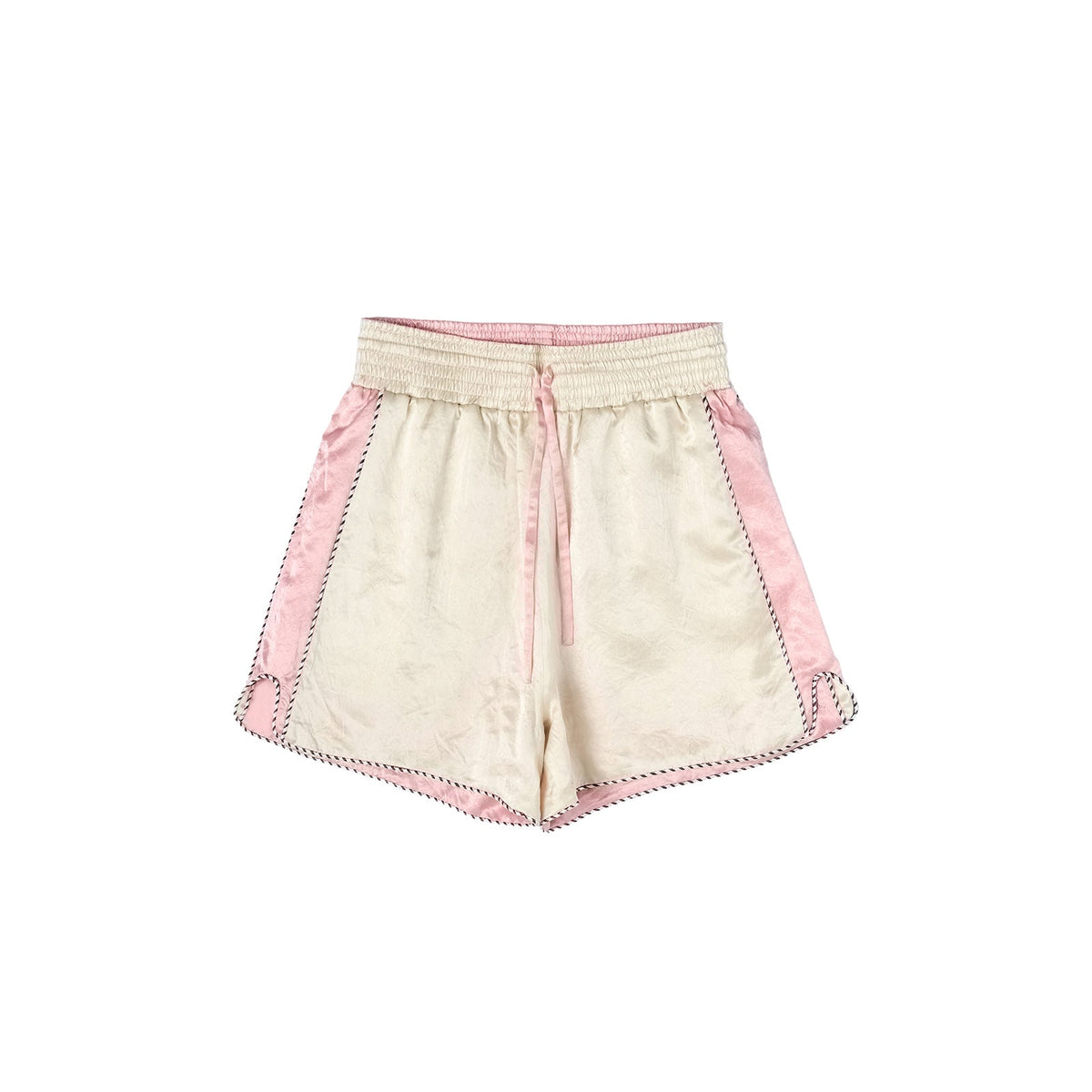 xVESSEL Embroidered Shorts Pink