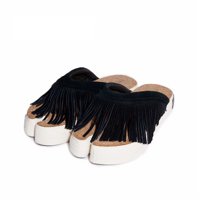 Tassel Toe Slides