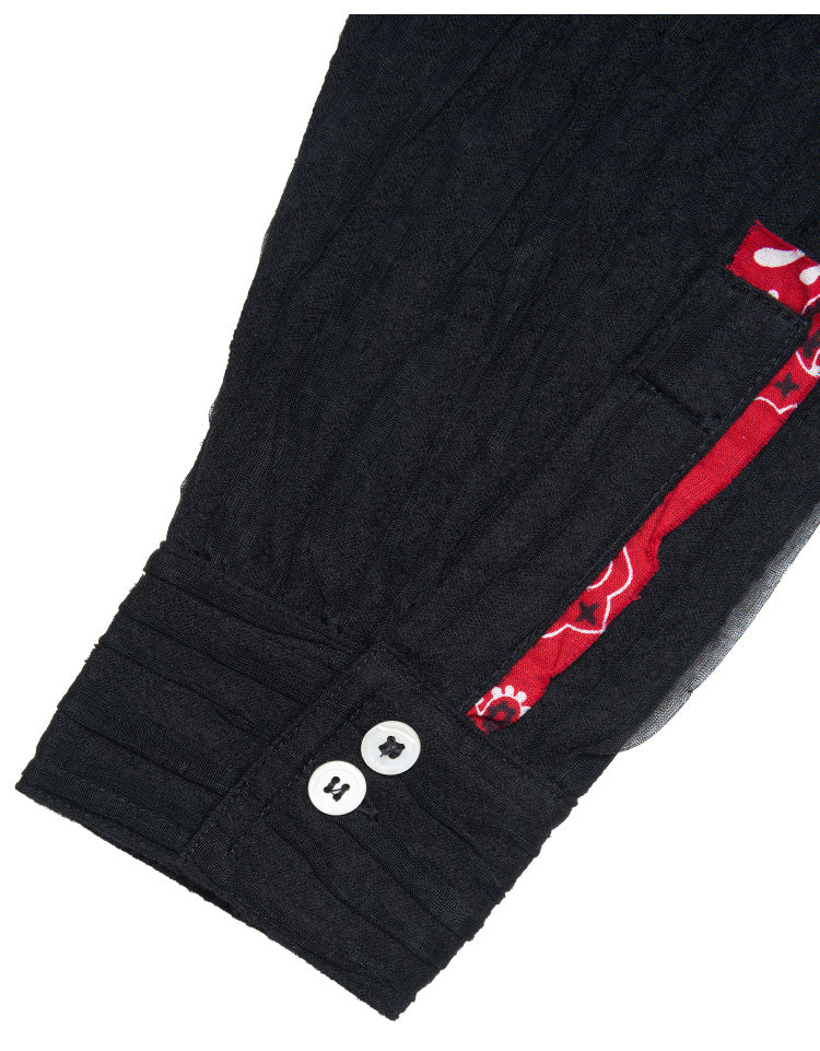 XVESSEL Bandana Scarf Shirt