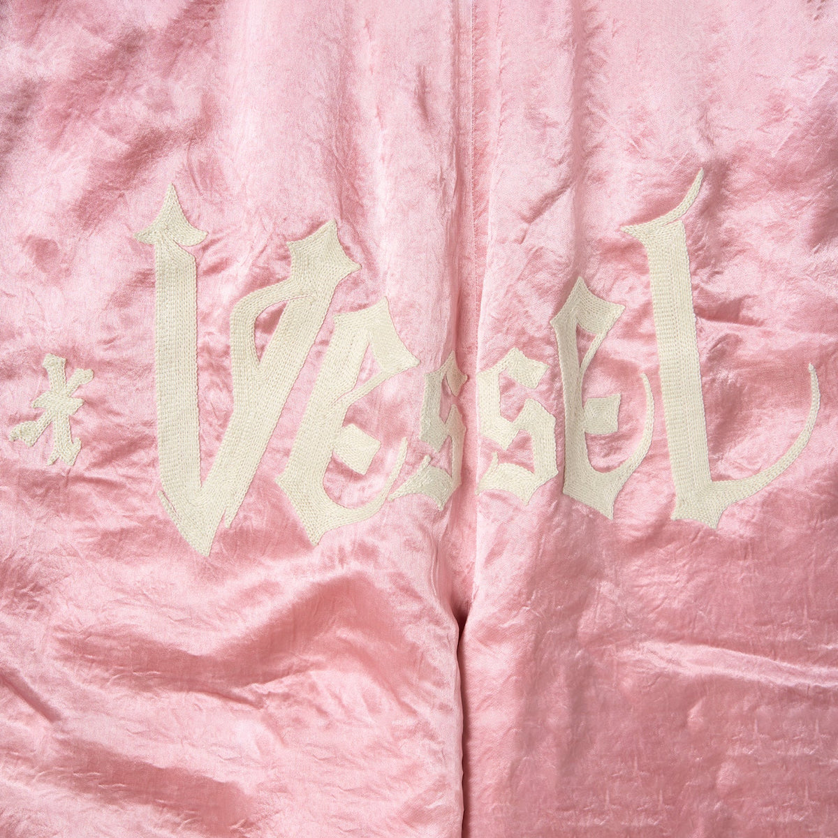 xVESSEL Embroidered Shorts Pink