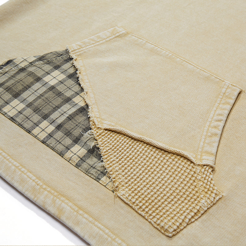 Waffle Plaid Hoodie