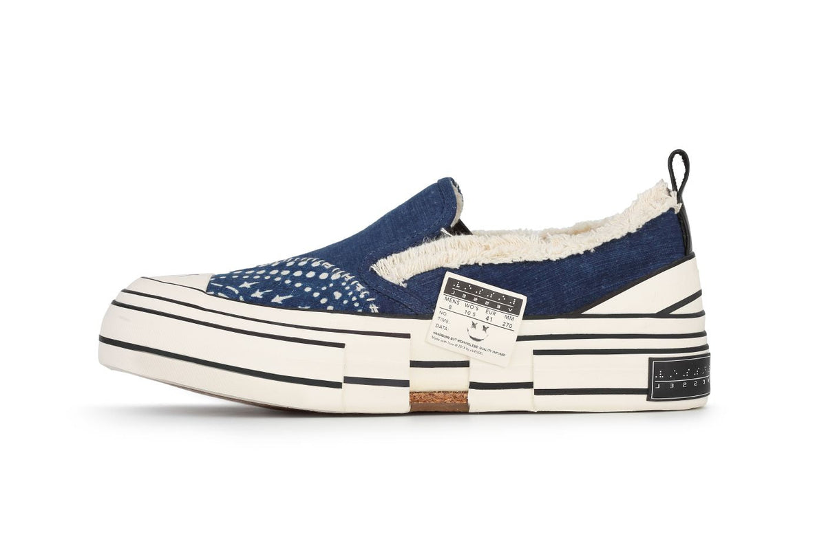 xVESSEL x INK·CHEN Blue Slip On