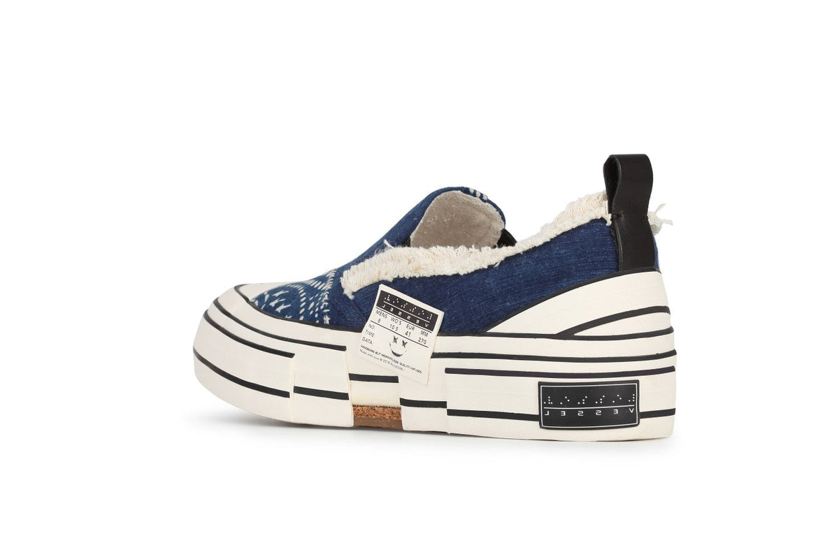 xVESSEL x INK·CHEN Blue Slip On