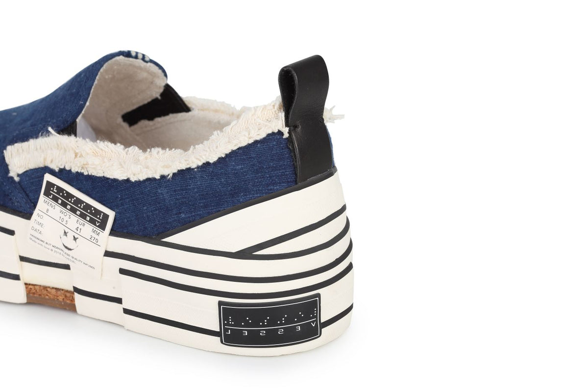 xVESSEL x INK·CHEN Blue Slip On